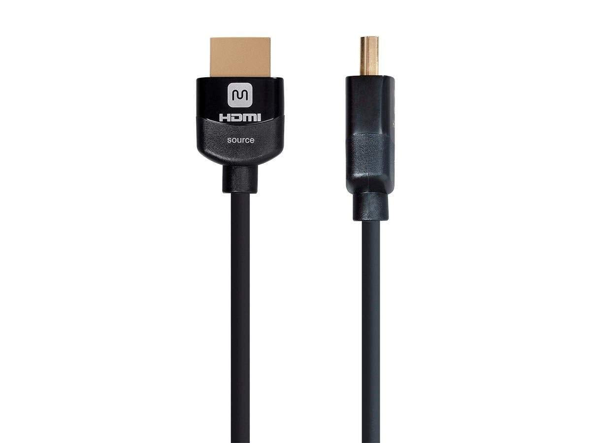 Monoprice High Speed HDMI Cable - 30 Feet - Black, Active, 4K@60Hz, HDR, 18Gbps, 28AWG, YUV 4:4:4, CL2 - DynamicView