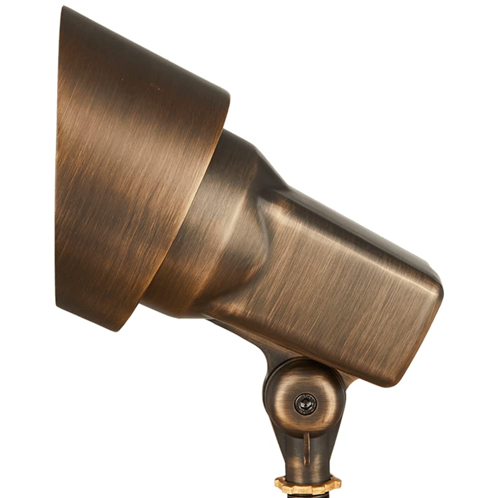 VOLT 120V 18W 4000K Integrated LED Brass Spotlight (1550 Lumens) for Landscape Lighting
