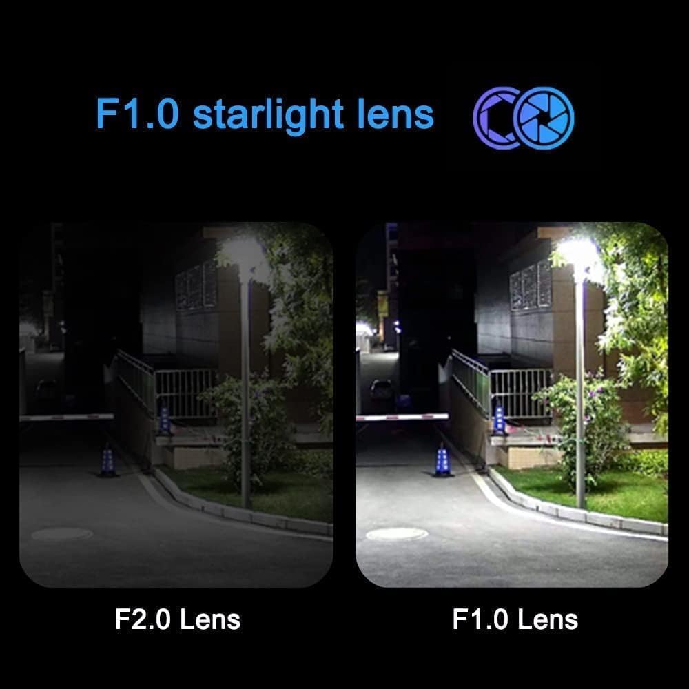 Marquis 4MP PoE IP Turret Dome Camera with Audio, IP Security Camera Outdoor Rated, Waterproof IP66, 108° Wide Angle 2.8mm Lens (Color Night)