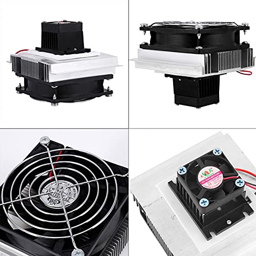 Thermoelectric Peltier Refrigeration Cooling System Kit Cooler Need 12VDC 6A Power DIY Air Conditioner