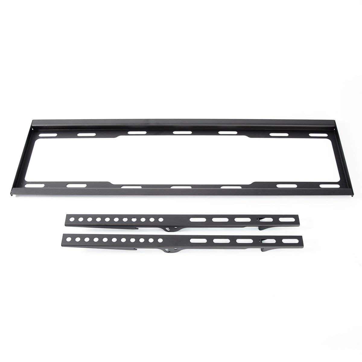 Rhino Brackets Low Profile TV Wall Mount with Bubble Level for 37-70 Inch Televisions Weighing up to 88 lbs - Universally Compatible with 37-70 Inch