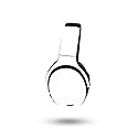 MightySkins Carbon Fiber Skin Compatible with Skullcandy Crusher ANC 2 - Solid White | Protective, Durable Textured Carbon Fiber Finish | Easy…