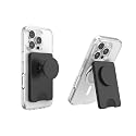 PopSockets Kick-Out Wallet for MagSafe, Adjustable Kickstand, Magnetic Stand - Black