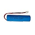 XINLANTECH 3.7V 2600mAh 18650 Rechargeable Li-ion Battery with Jst XH2.54/2P Connector Plug Wires for DIY Electronics, Toys, Lighting,Bluetooth…
