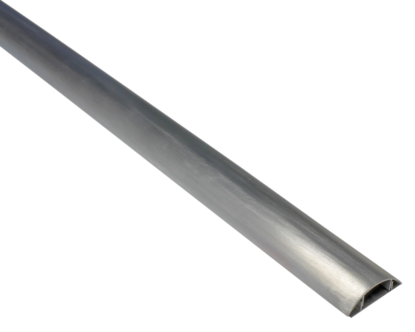 Electriduct Metal Cable Shield Cord Cover Outdoor Aluminum Raceway 58 Inch - 0.43" W x 0.22" H Single Channel - CSX-MET-1 (2 Pack)