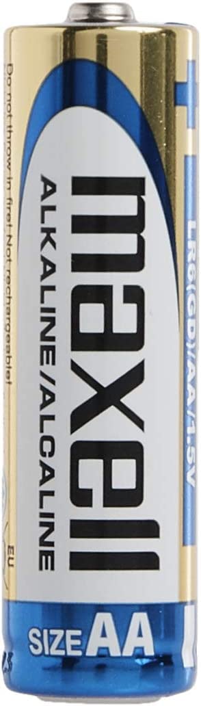 Maxell - 723465, Reliable AA Alkaline Battery - 10x Long-Lasting with 1.5V Performance with Mercury & Cadmium Free - Ideal for Wireless Keyboards…