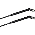 Pair Half Wavelength Antennas with BNC Connectors for Line 6 Wireless Receivers