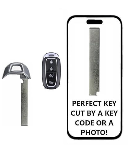 Key Cut Service + Emergency Key Blade Replacement for Hyundai Accent Limited, Elantra GT, Elantra, Kona, Palisade, Santa Fe, Veloster, Venue 2017-2025