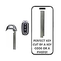 Key Cut Service + Emergency Key Blade Replacement for Hyundai Accent Limited, Elantra GT, Elantra, Kona, Palisade, Santa Fe, Veloster, Venue 2017-2025