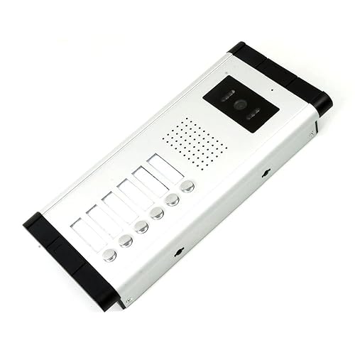 AMOCAM Wired 6 Key 6 Units Door Camera Apartment Video Intercom Doorbell Door Phone IR Night Vision