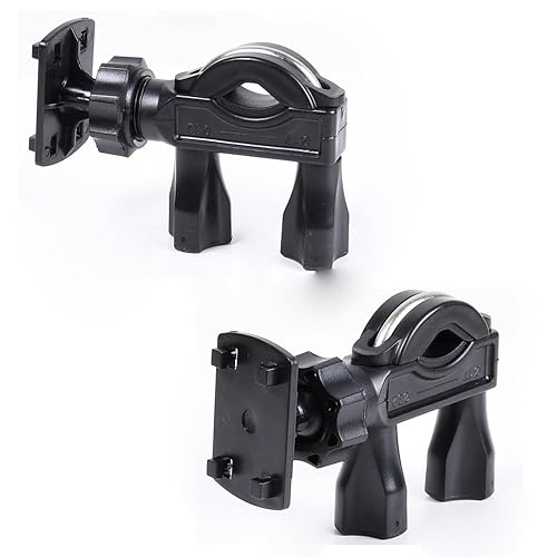 ThtRht 2 Pack Underwater Fishing Camera Screen Mount Holder Clamp Fishing Monitor Bracket Stand for Fish Finder Cameras Fishing Chairs Camping Chair