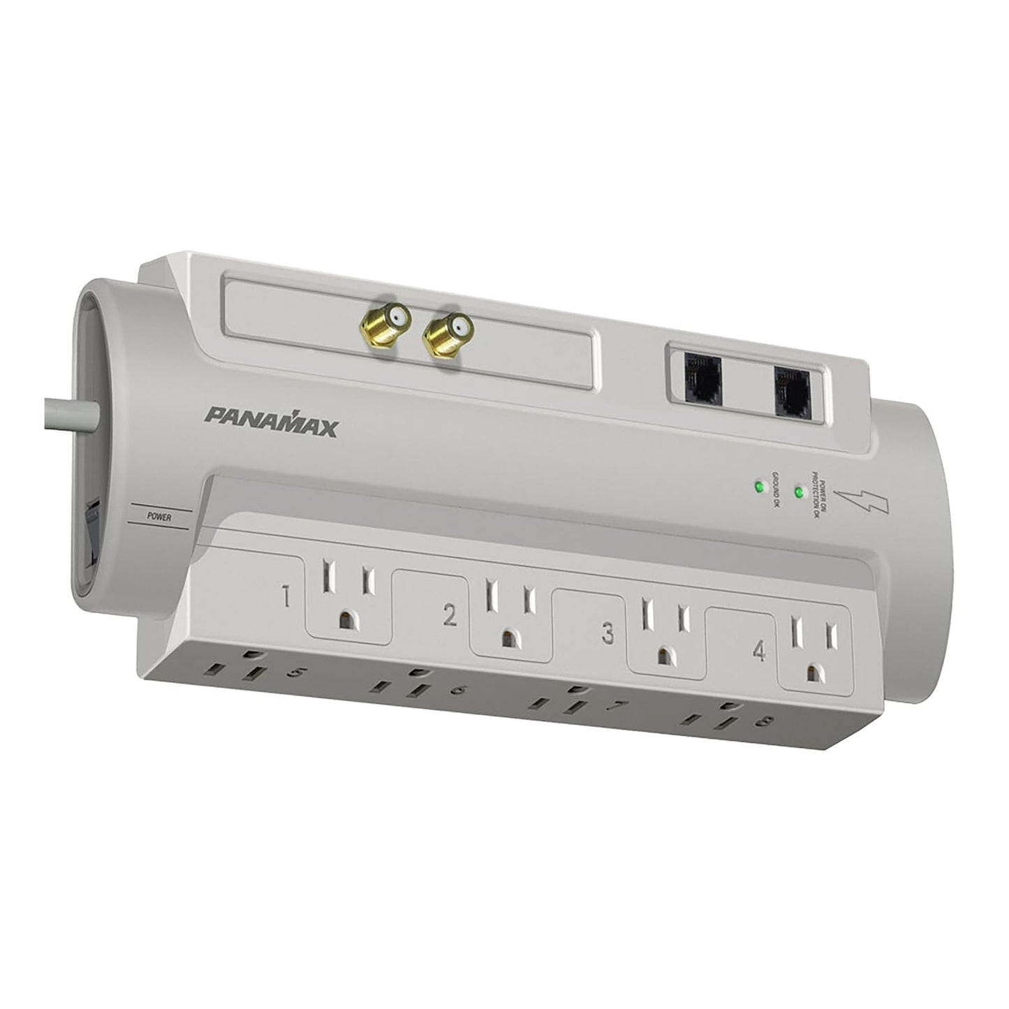 Panamax SP8-AV AC-Telephone-Coax Surge Protect - Silver