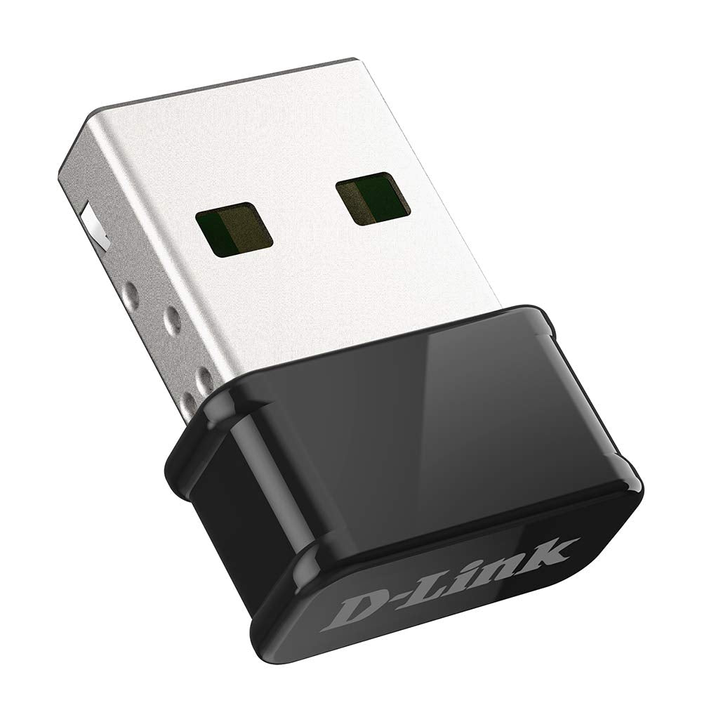 D-Link AC1300 MU-MIMO Wi-Fi Nano USB Adapter, Ultra-Mini (20.2mm x 14.9mm) Dual Band 2.4G/5G Wireless Adapter for PC or Laptop, Plug and Play, Easy