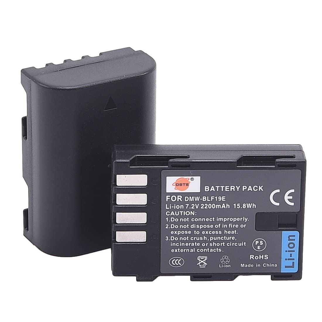 DSTE Pro IR Remote Control DMW-BGG9 DMW-BGG9GK Vertical Battery Grip + 2X DMW-BLF19 Compatible with Panasonic Lumix G9 Digital Camera
