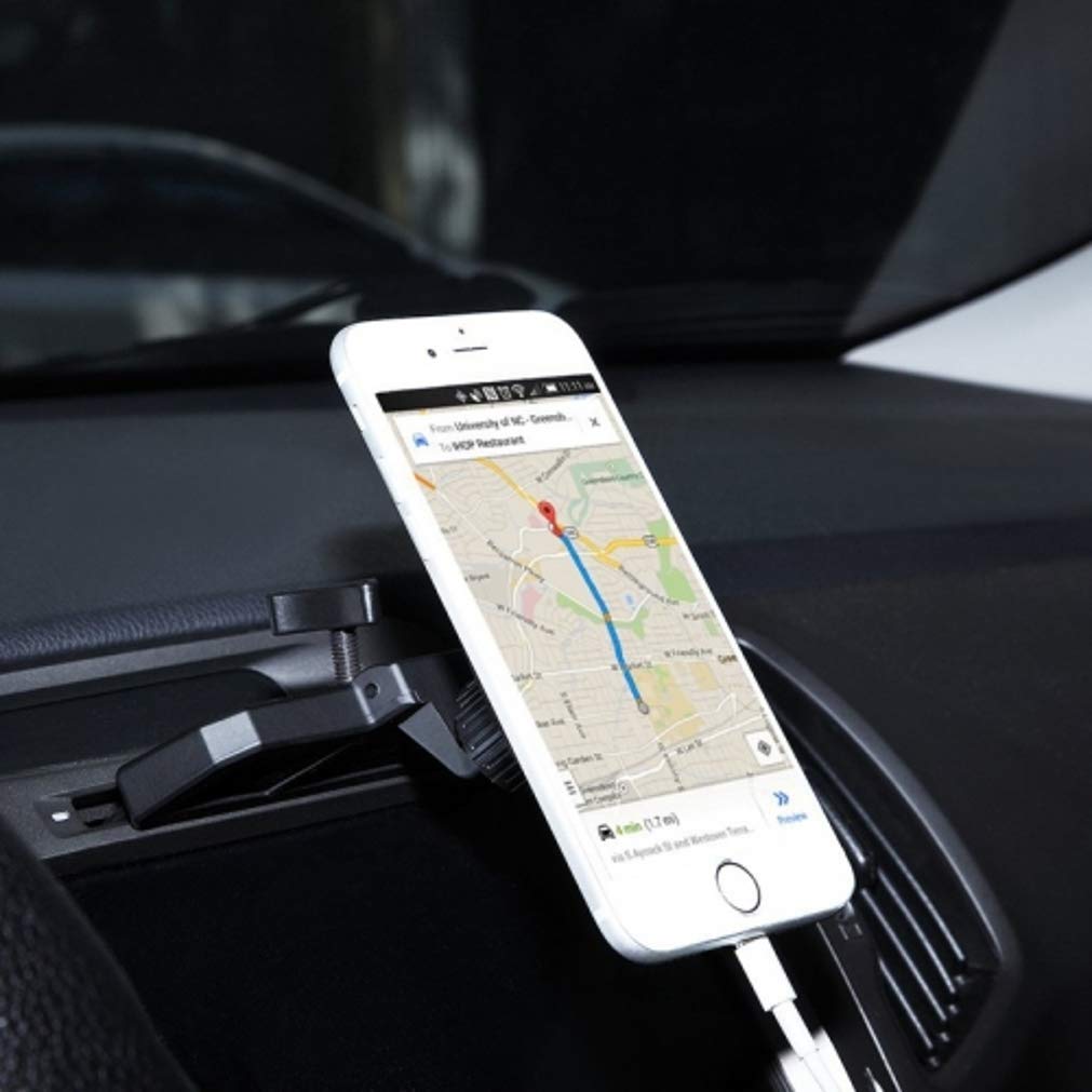 CD Slot Car Mount for Galaxy A12 A32 A42 A51 A52 A71 A72 5G Phones - Magnetic Holder Swivel Dock Strong Grip CD Player Slot Z1R Compatible