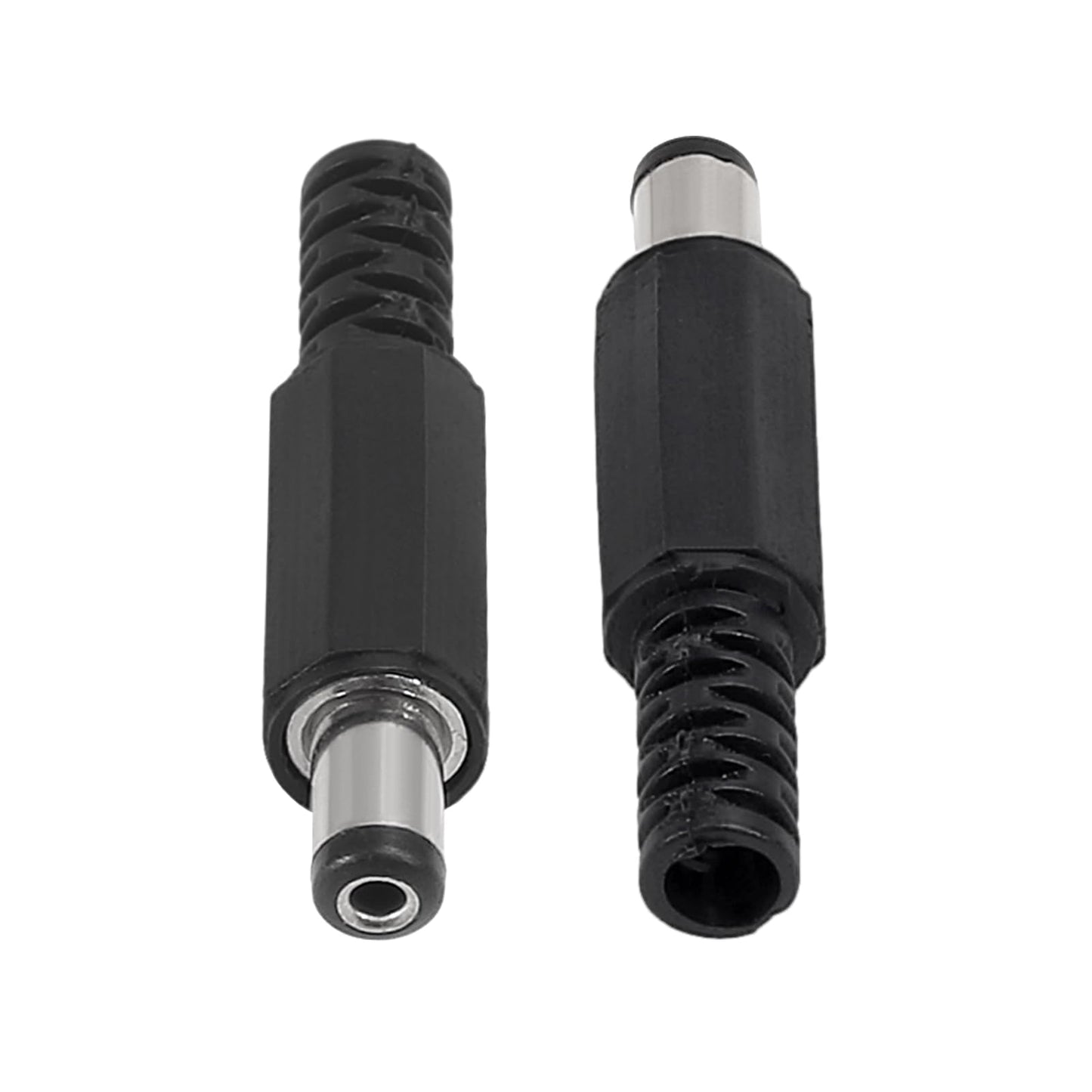 ACEIRMC 10pcs 5.5mm x 2.1mm DIY Male DC Power Plug Jack Solder Connector Adapter for Power Cable Repair
