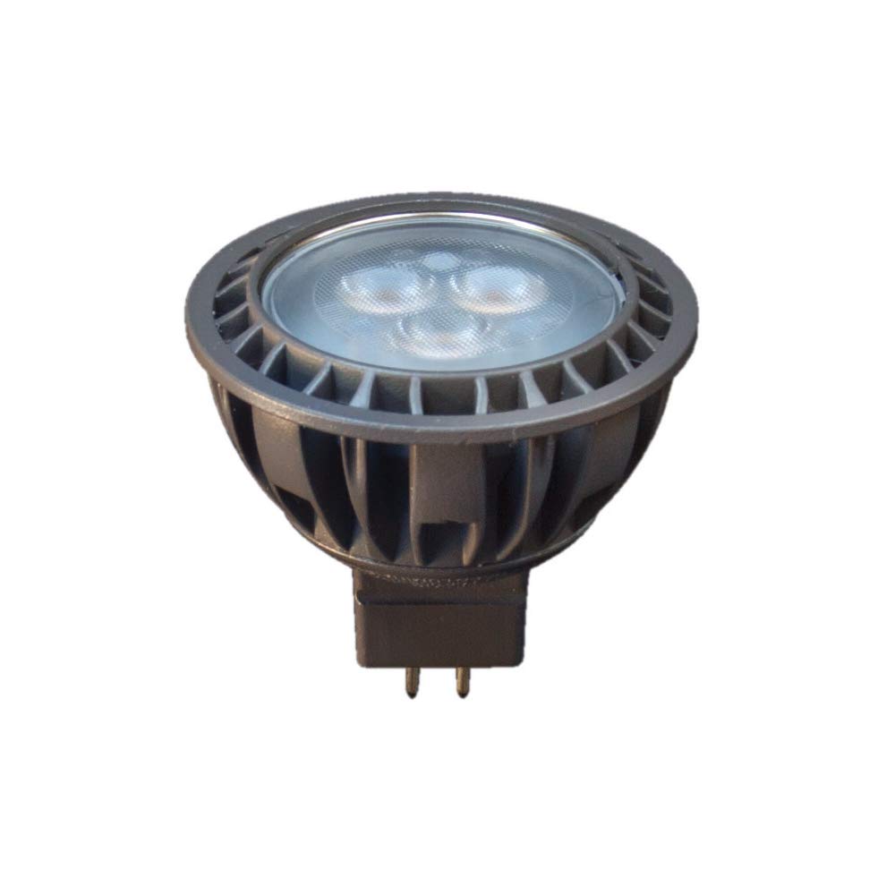 Brilliance MR-16 Low Voltage 12v LED Landscape Lighting Replacement Lamp Bulb 7 Watt, 30 Degree Spread, 2700K, Dimmable, OEM Professional Series