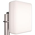 Tupavco TP542 Dual-Band (13dBi) Outdoor Directional Panel Antenna (2.4GHz & 5GHz WiFi) Wireless Network Signal (Pole Mast Mount) Weatherproof