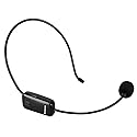 Retekess TR503 Wireless FM Microphone Headset, Hands-Free with Rechargeable Battery for Voice Amplifier, Church, Tour Guide, Teacher, Salesman