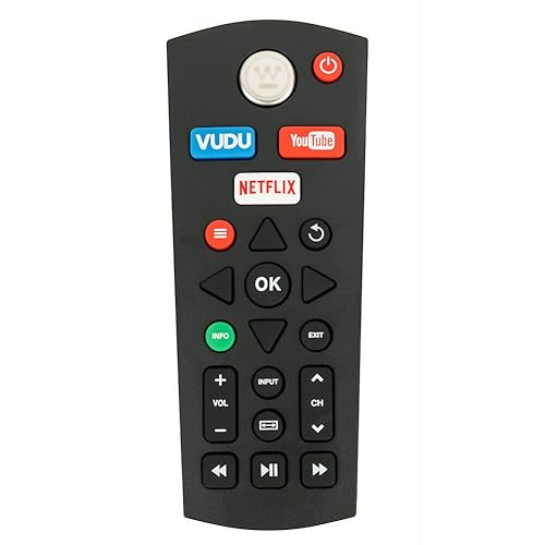 Remote Control for Westinghouse TV WD40FB2530 WE42UC4200 WD42FB2680 WD40FW2490