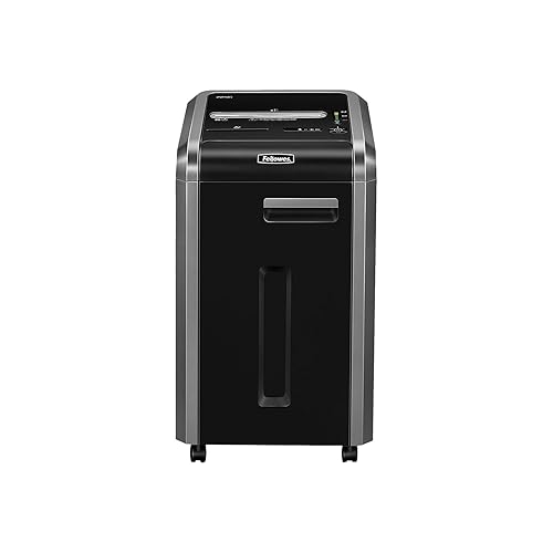 Fellowes Powershred 225Ci 22-Sheet 100% Jam-Proof Crosscut Paper Shredder Commercial Grade for Office, Black 3825001