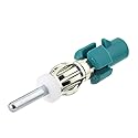 Bingfu Car Antenna Adapter Car Stereo FM AM Radio Antenna Adapter Connector,Fakra Z Male to DIN Plug Connector Converter for Vehicle Stereo Audio HD