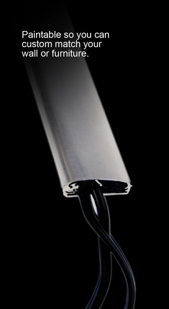 Hangman 24" Aluminum Cord Management Strip with Connector (CM-24)