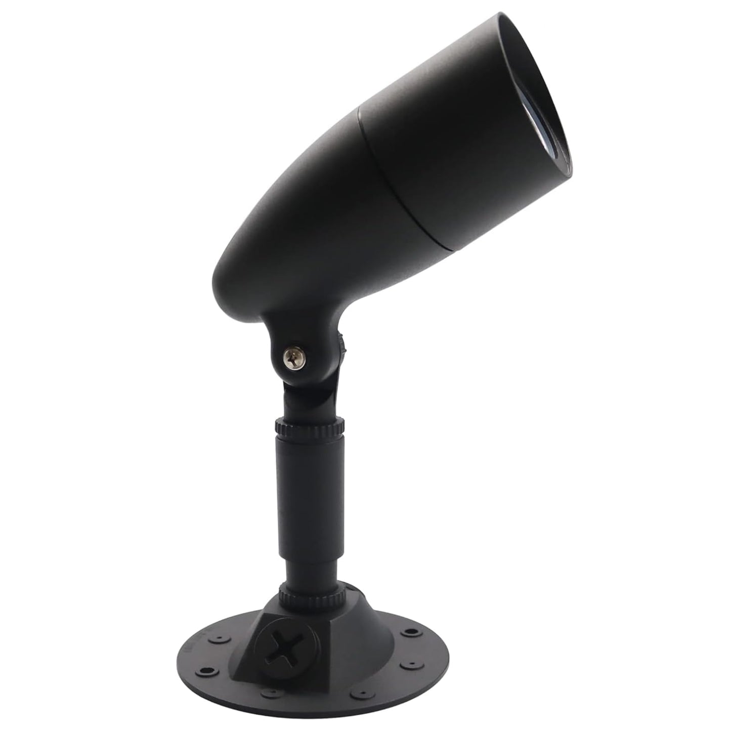 HOMEnhancements LED Outdoor Single Bullet Flood Light, 10W Hardwired Spotlight, Waterproof Security Light for Yard, Patio & Landscape, 3000K Warm