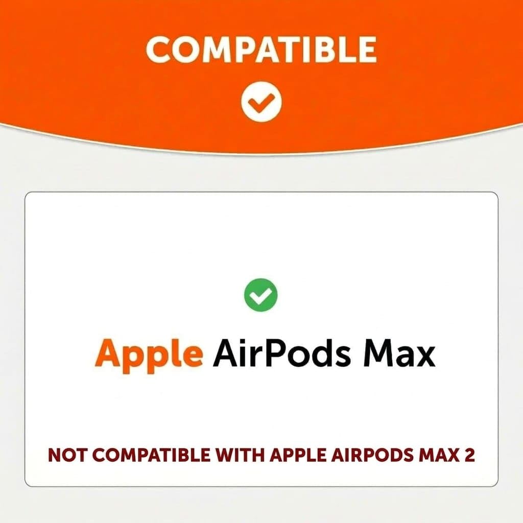WC SweatZ Max - Patented Sweat Covers Compatible with AirPods Max 1 (Does Not Fit AirPods Max 2) by Wicked Cushions | Sweatproof & Washable | Full
