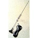 Pro Trucker 2m / 70cm Plus 850 MHz Tri-Band Mobile Antenna with Extended Receive with Rare Earth Magnet Mount, Coax, and BNC Male Connector - Black