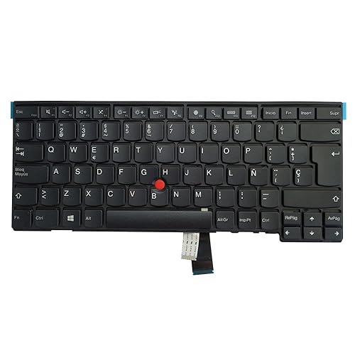 Spanish Keyboard Compatible for Lenovo ThinkPad T440 T440S T431S T440P T450 T450S E431 E440 L440 L450 04Y0871 NO Backlit