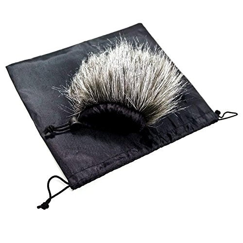 CamDesign Furry Microphone Windscreen Wind Muff Compatible with Portable Digital audio Recorders up to 10cmX14cm fits Zoom H4n H5 H6 Tascam DR-40