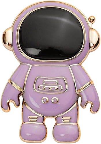 Pxiryanlow Astronaut Phone Stand Holder,Cute Cell Phone Hidden Kickstand,Astronaut Phone Holder for Desk,Adjustable Tablet Phone Ring Stand, Gift