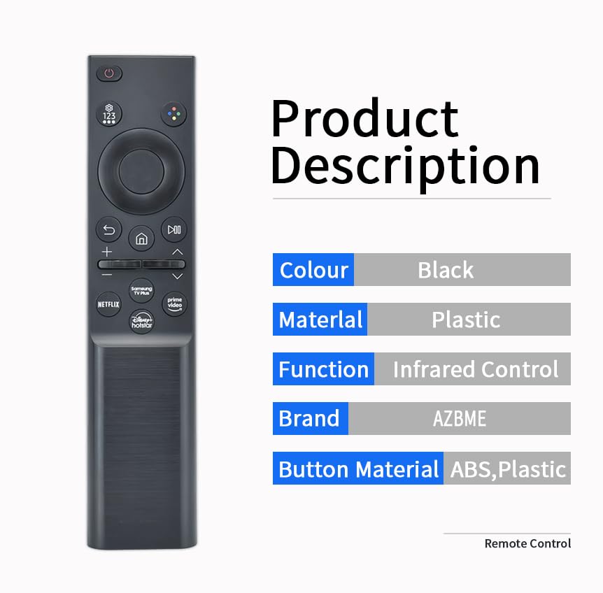 BN59-01388A Replacement Remote Control for Samsung QLED Crystal 4K Smart TV UN43CU7000 UN50CU7000 UN55CU7000 UN58CU7000 UN65CU7000 UN70CU7000