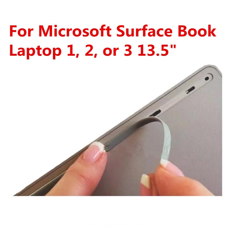 Laptop Rubber Feet Strips Replacement for Microsoft Surface Book 1, 2, or 3 13.5" for Laptop Bottom Case Nonskid Silicone Bumper Rubber Foot Strips