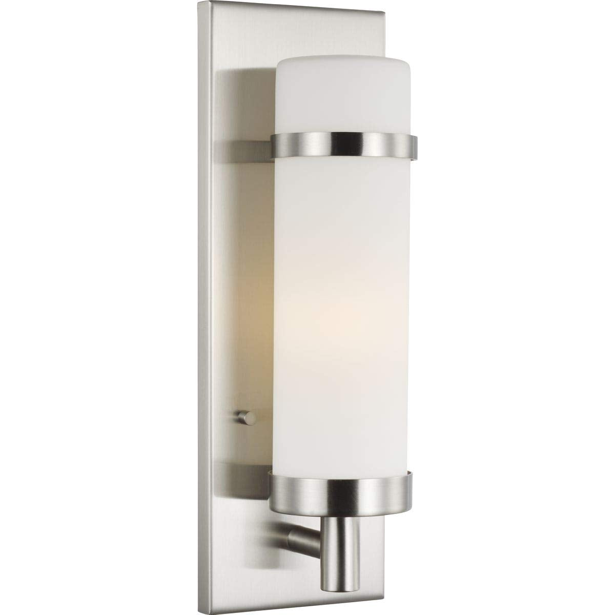 Progress Lighting Hartwick Collection Brushed Nickel One-Light Wall Sconce