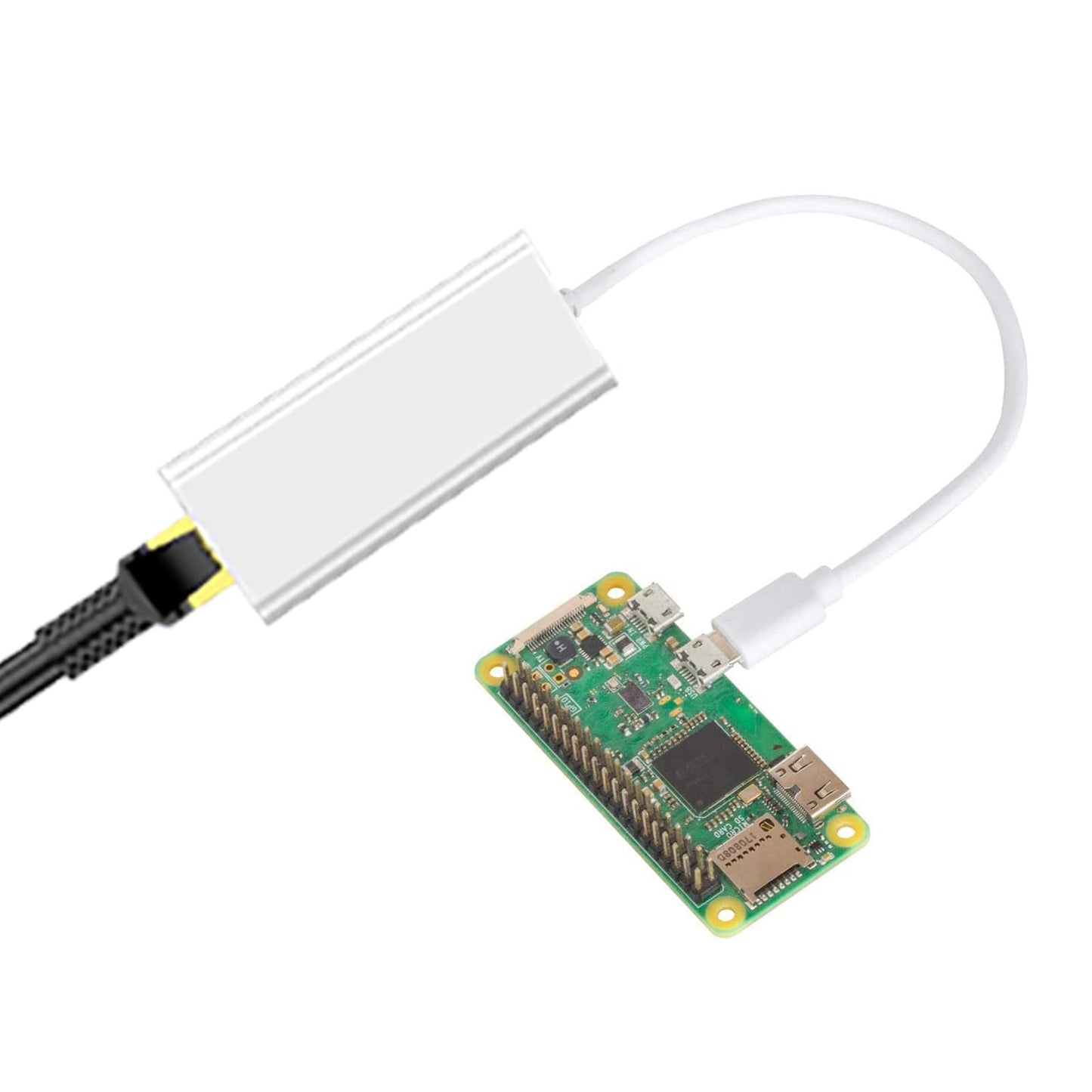 Micro USB to RJ45 Ethernet Adapter for Android Tablets, Windows Tablet Computer, Google Nexus Player, Dell Venue Pro 8 Tablet, Raspberry Pi Zero, HP