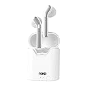 Naxa Electronics NE-979 True Wireless Earphones with Charging Battery Case, White