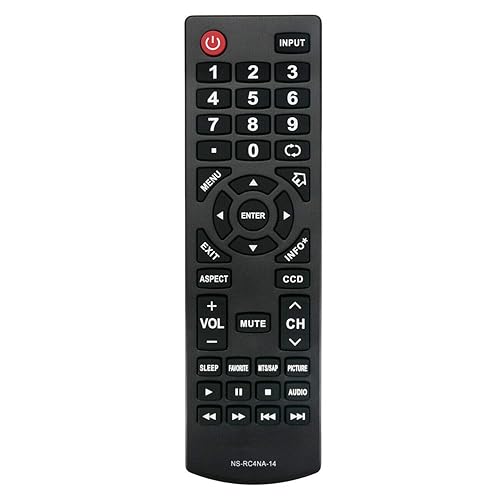New NS-RC4NA-14 Remote for Insignia TV NS-39E400NA14 NS-39D400NA14 NS-19E310A13
