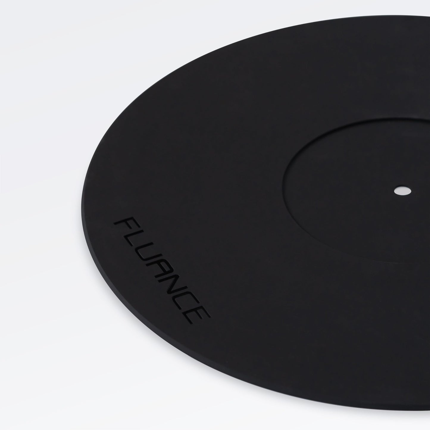 Fluance Turntable Platter Mat (Rubber Black) - Durable Audiophile Grade Silicone Design for Vinyl Record Players (PFHTRP)