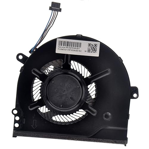 Deal4GO CPU Cooling Fan 927918-001 Replacement for HP 15-CC 15-CK 14-BP 14-BK 15T-CC 14-BP 15-CC123CL 15-CK069TX 14-BK069SA