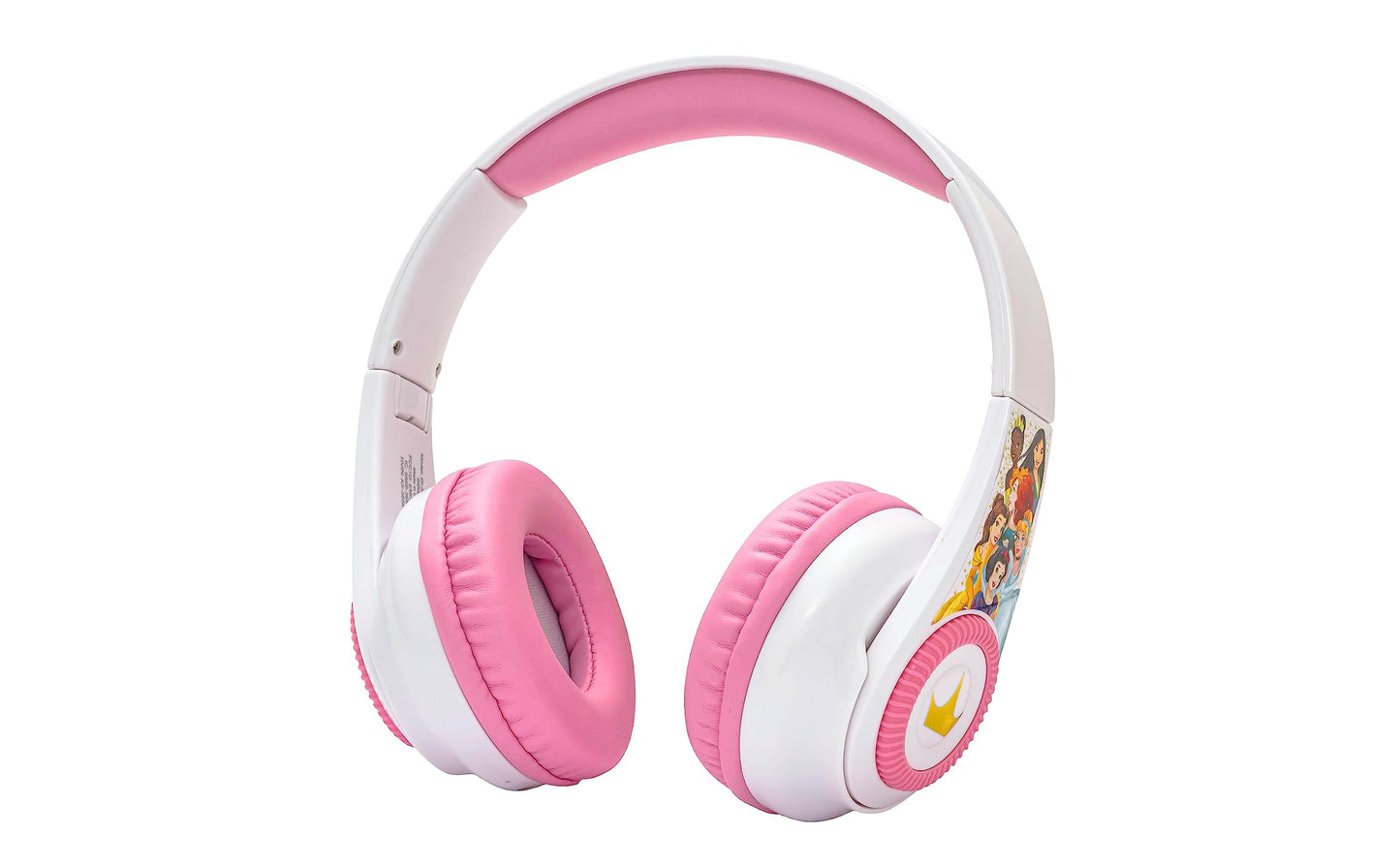 eKids Disney Princess Bluetooth Headphones with EZ Link+, Wireless Headphones with Microphone and Audio Cable, Kids Earphones for School, Home, or…
