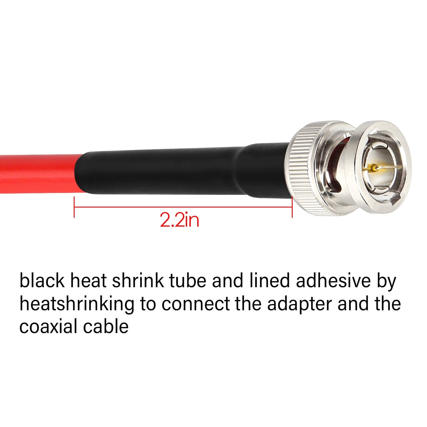 XRDS -RF 6FT SDI Cable - 75 Ohm RG59 BNC Male Cable for 4K 1080P 3G/6G HD SDI Camera Monitor Video Recorder SDI to HDMI Converter Splitter Security