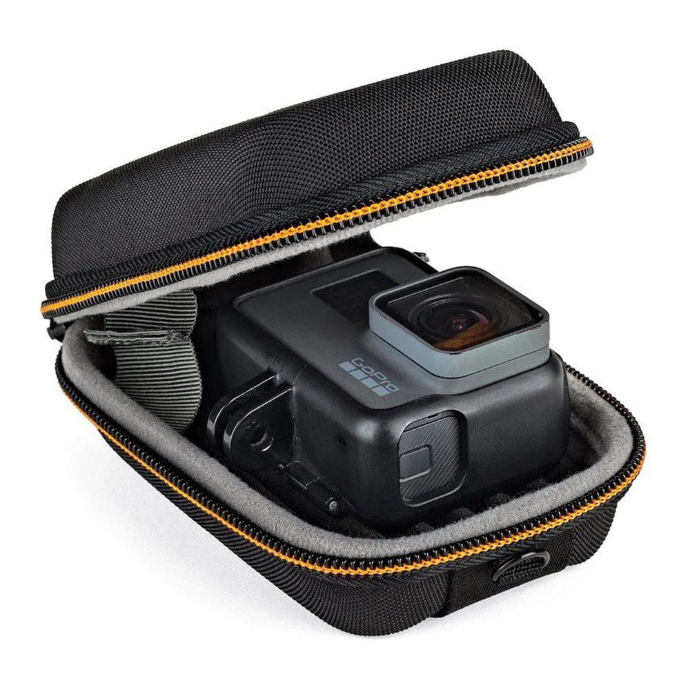 Lowepro Hardside CS 20 Case for Small CSC Cameras, Point-and-Shoot Cameras, Memory Cards & Accessories, 9.30 x 5.99 x 14.50 cm, Black
