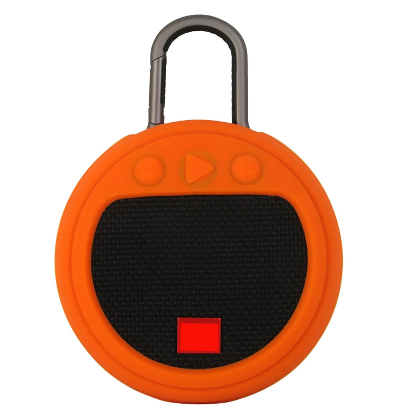 NSHOLSTAME Silicone Case Compatible with Clip 3 Speaker,Carrying Case for Clip 3 Waterproof Portable Speaker (Orange)