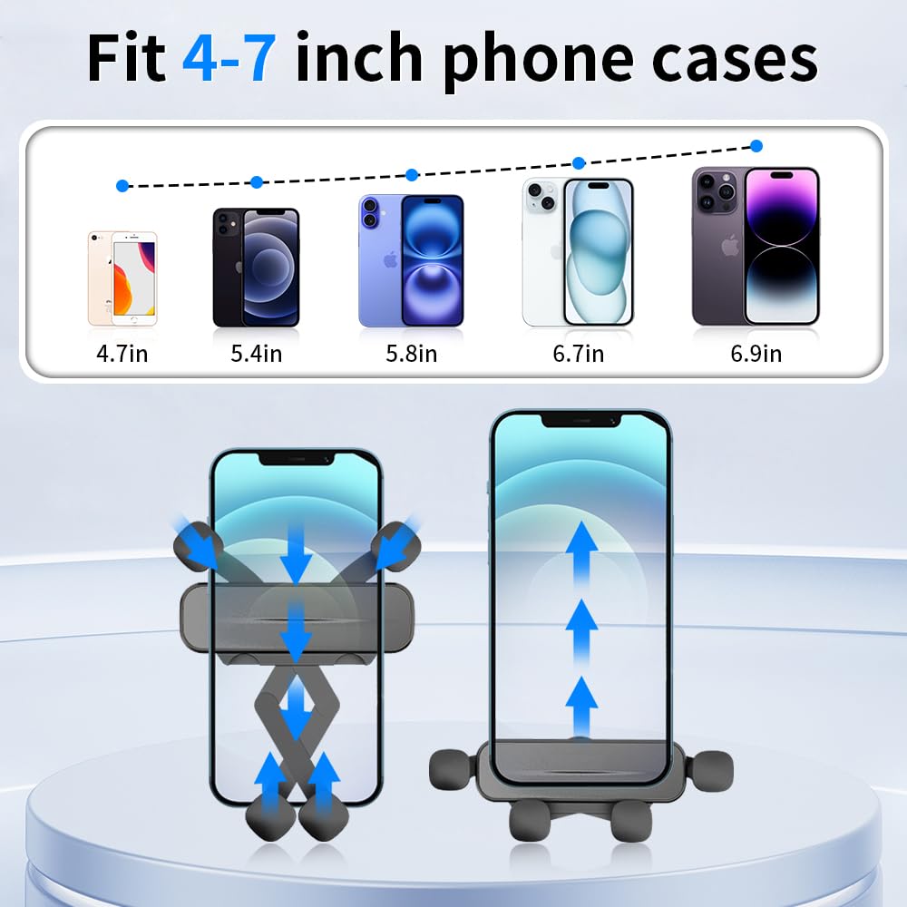 LUNQIN Car Phone Holder Mount for Mazda CX-5 2017 2018 2019 2020?7-inch Screen? Auto Accessories Navigation Screen Bracket Interior Decoration Mobile