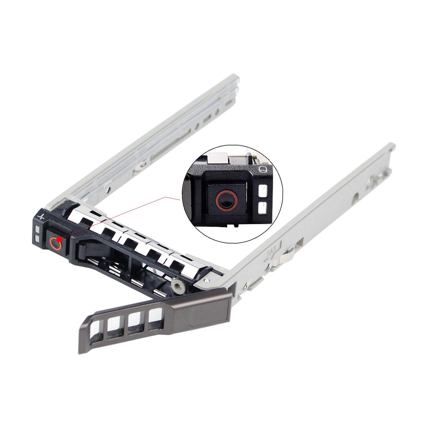 Hard Drive Bracket 2.5" SSD Mount G176J HDD Caddy SAS SATA Hard Drive Tray Caddy Compatible with Dell PowerEdge R610 R620 R710 T710 R720 R815 R820, 4