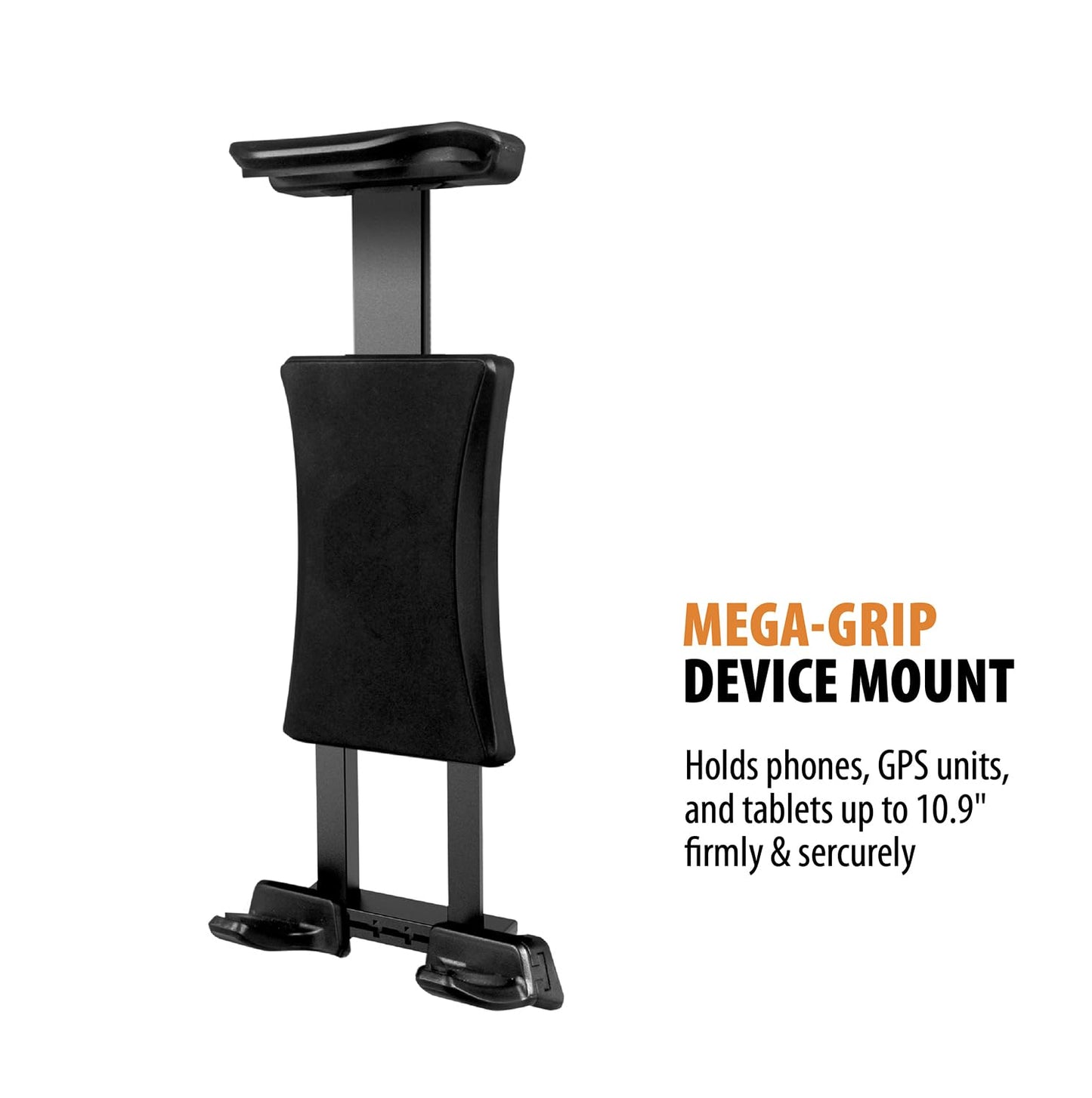 ToughTested TNT Tough N' Thirsty Mega XL Cupholder & Device Mount | Expands to Fit 1.2L Bottles | Adjustable 9" Gooseneck Arm for Phones, Tablets, GPS