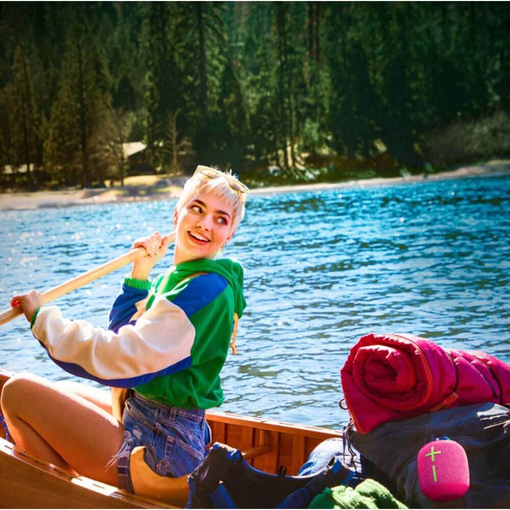 Ultimate Ears WONDERBOOM 3, Small Portable Wireless Bluetooth Speaker, Big Bass 360-Degree Sound for Outdoors, Waterproof, Dustproof IP67, Floatable