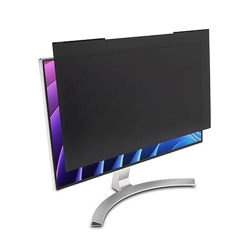 Kensington MagPro 23.8 Inch Magnetic Computer Privacy Screen for Desktop, Removable 16:9 Computer Privacy Filter, Anti-Glare Blue Ray Reduction